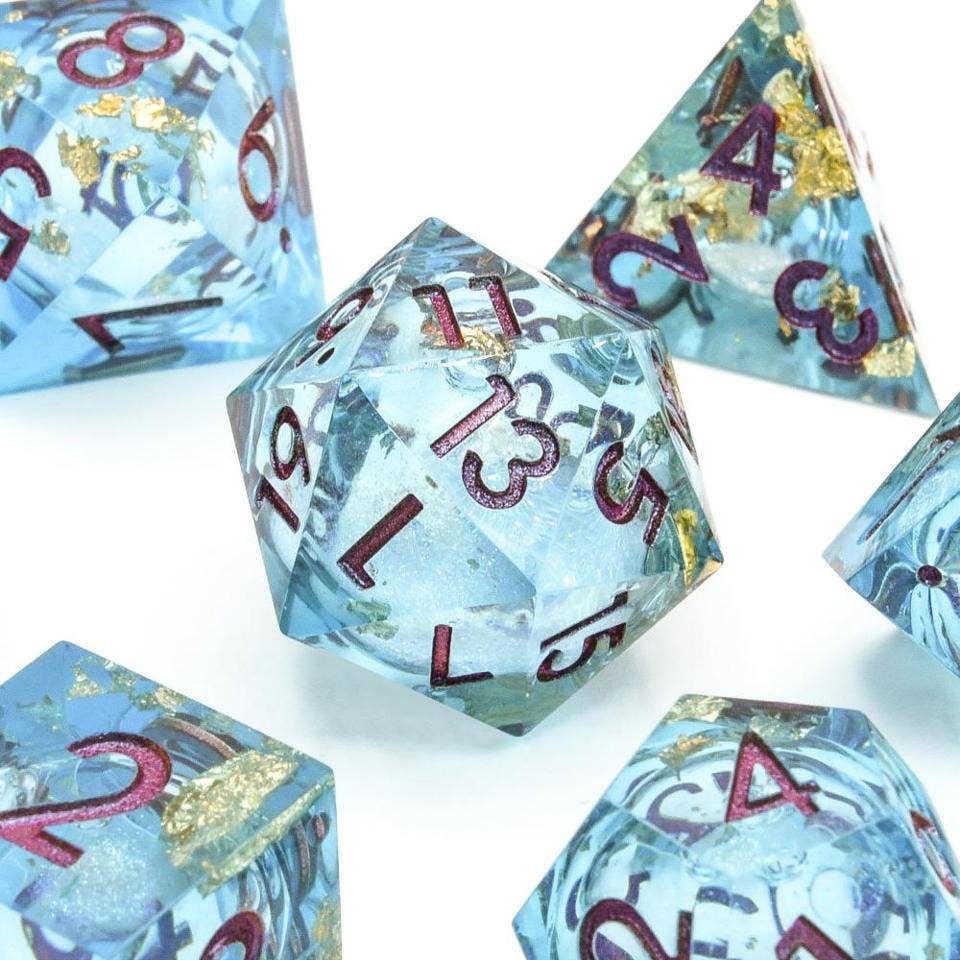 Aurora Mist | Liquid Core Dice | 7-Polyhedral Set