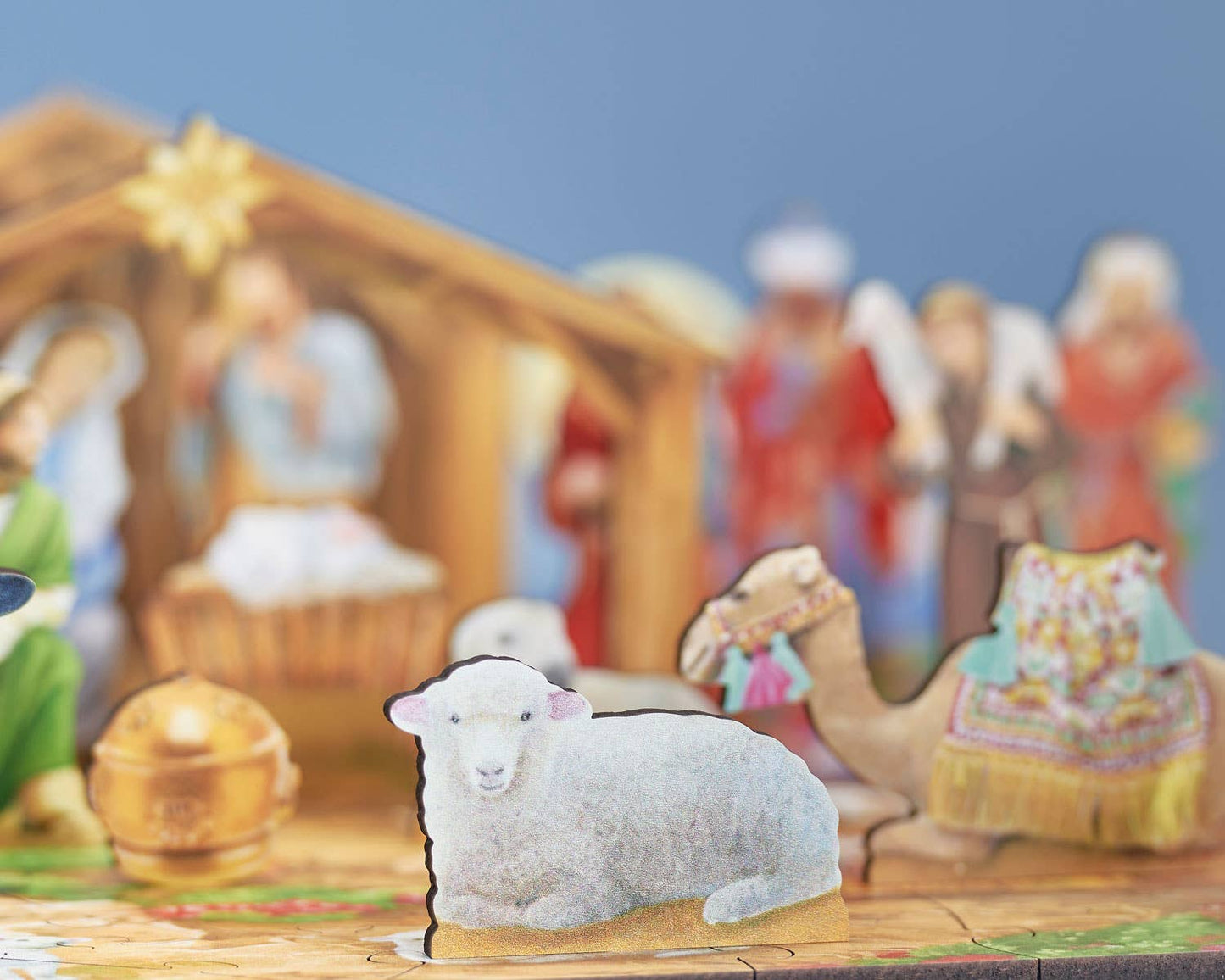 Nativity Scene - With 25 Stand-Up Pieces