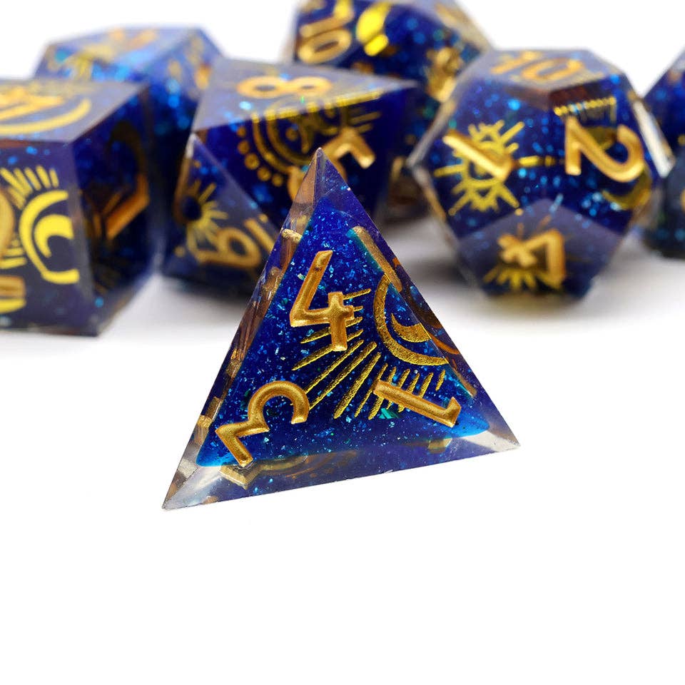 Celestial Body | Art Core Dice| 7-Polyhedral Set
