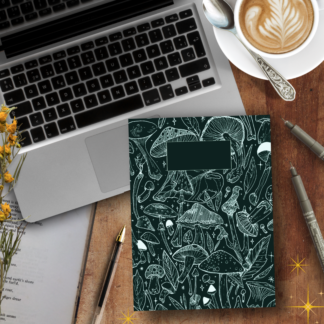 Shrooms Softcover A5 Notebook
