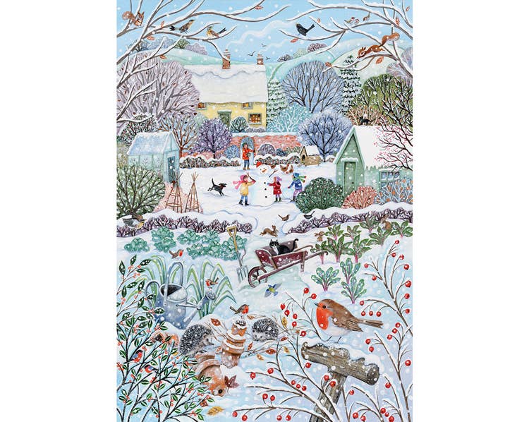 Cottage Garden in Winter