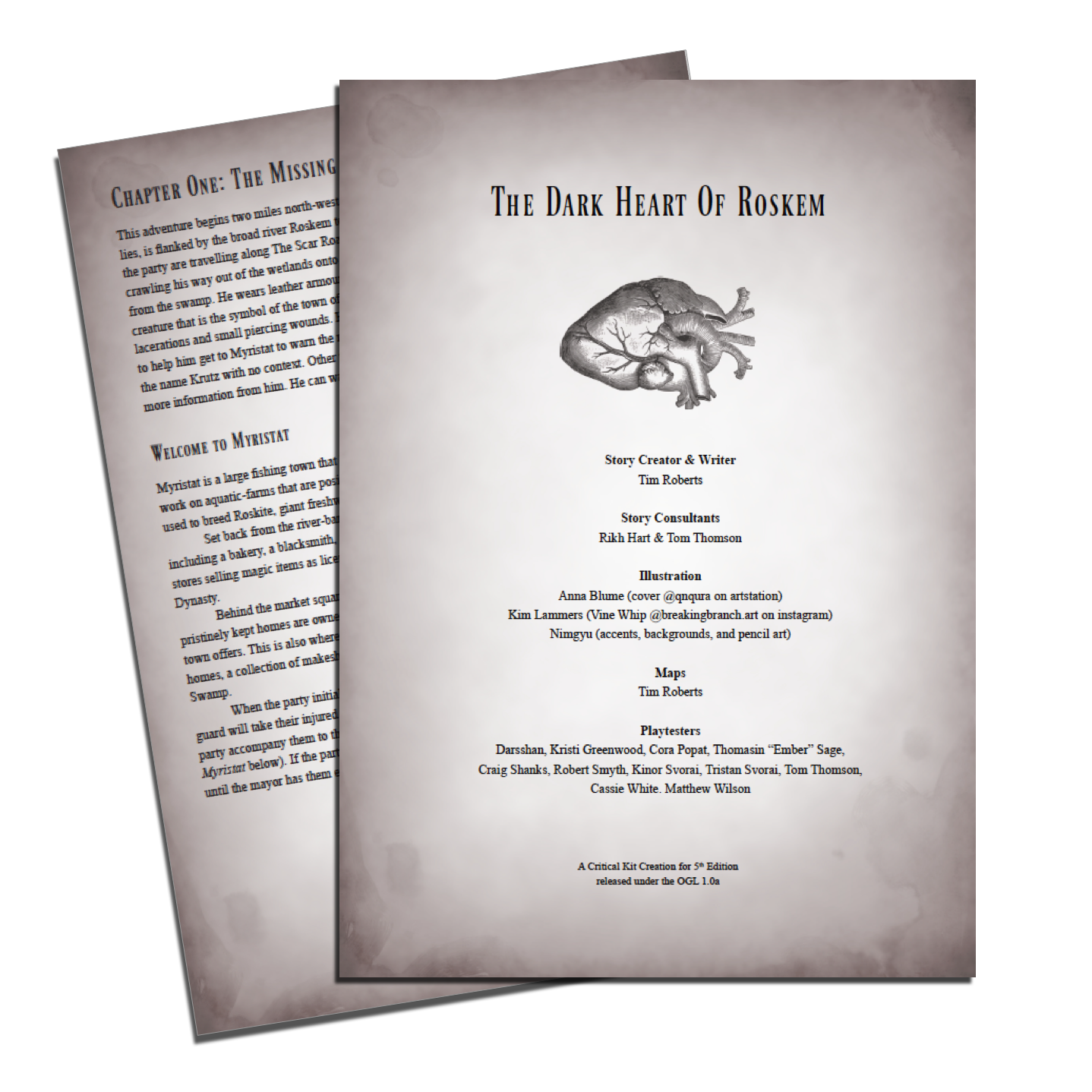 The Dark Heart of Roskem: 5E DND one-shot