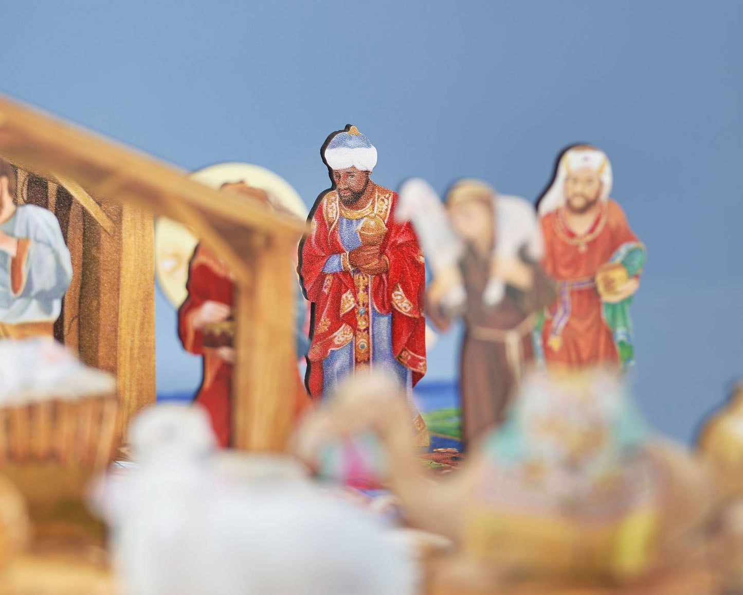 Nativity Scene - With 25 Stand-Up Pieces