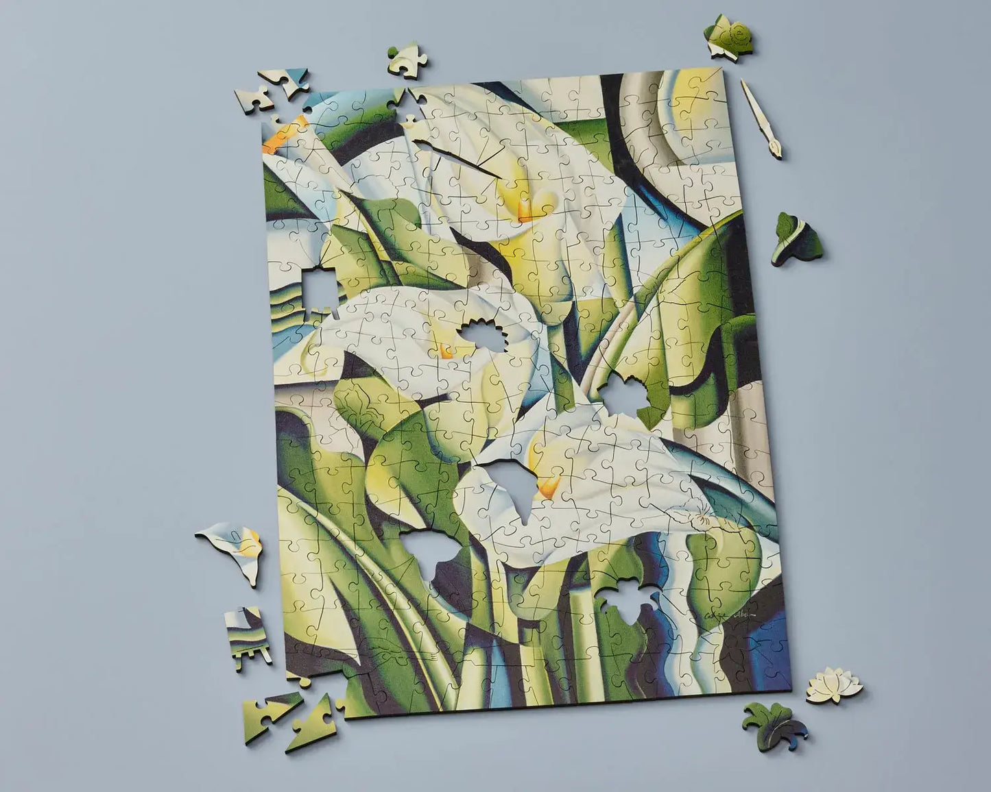 Cubist Lilies