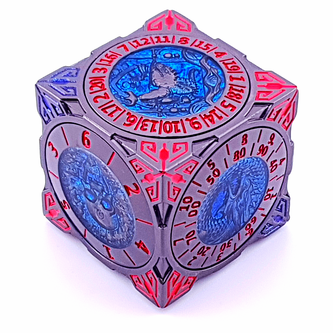 Talisman of Fate | Dice Spinner | Black Red