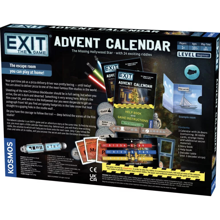 EXIT Advent Calendar: The Missing Hollywood Star
