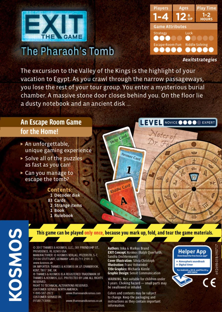 Exit: The Pharaohs' Tomb