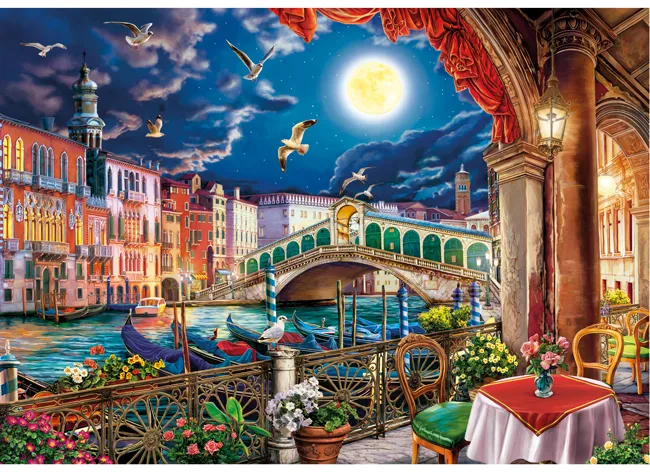 Evening Cafe in Venice