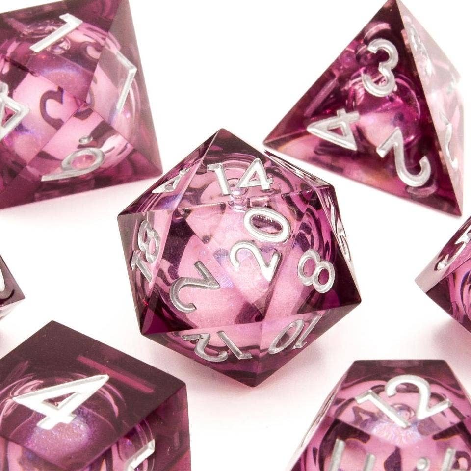 Moonbeam | Liquid Core Dice | 7-Polyhedral Set