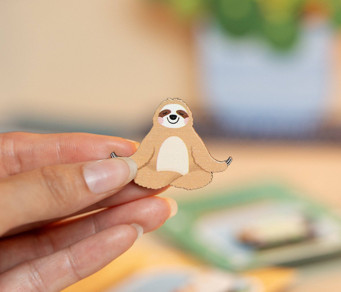 SUPER CHILL SLOTH PIN