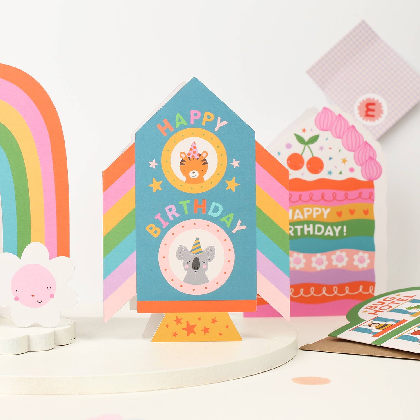 Rocket Birthday Card | Kids Fun Birthday Card