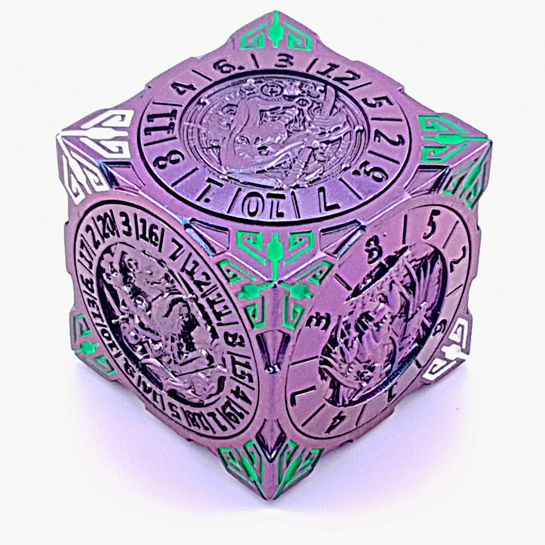 Talisman of Fate | Dice Spinner | Purple Green
