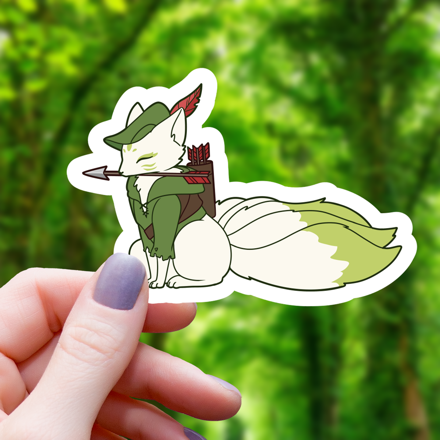 Ranger Kitsune RPG Inspired Sticker - 3"
