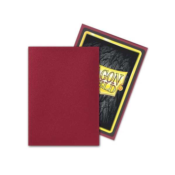 Dragon Shield Matte Sleeves Standard Size- Blood Red