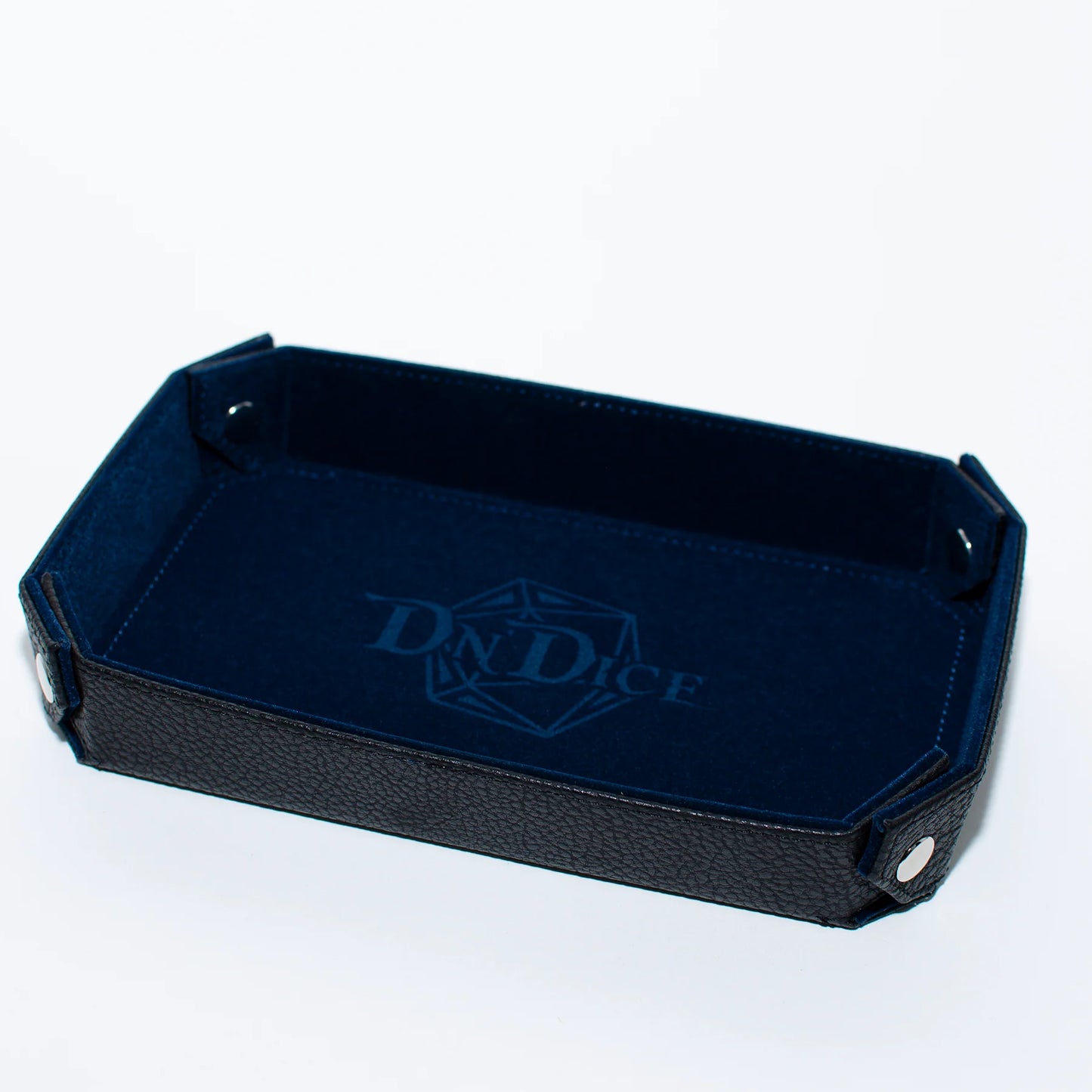 Rectangle Dice Tray: Basilisk Blue