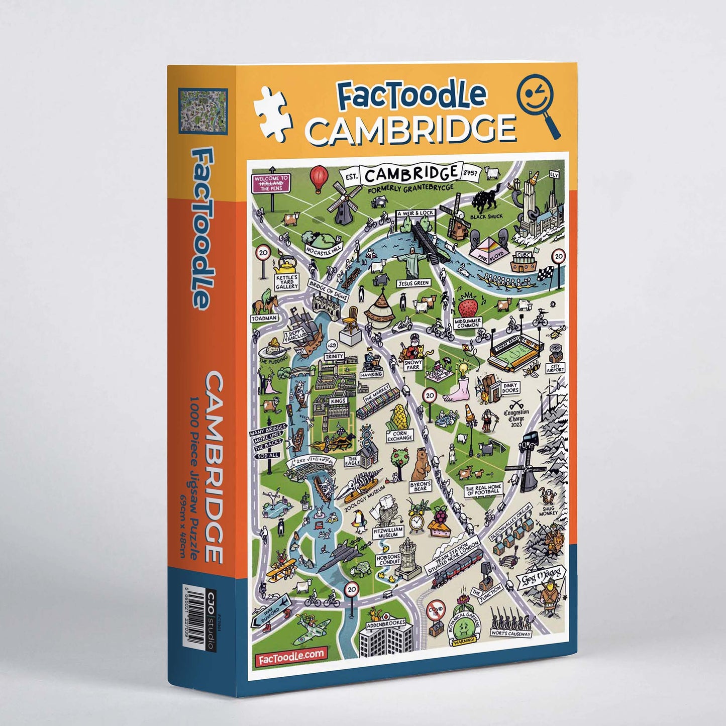 Cambridge Factoodle Jigsaw: 1000 Pieces