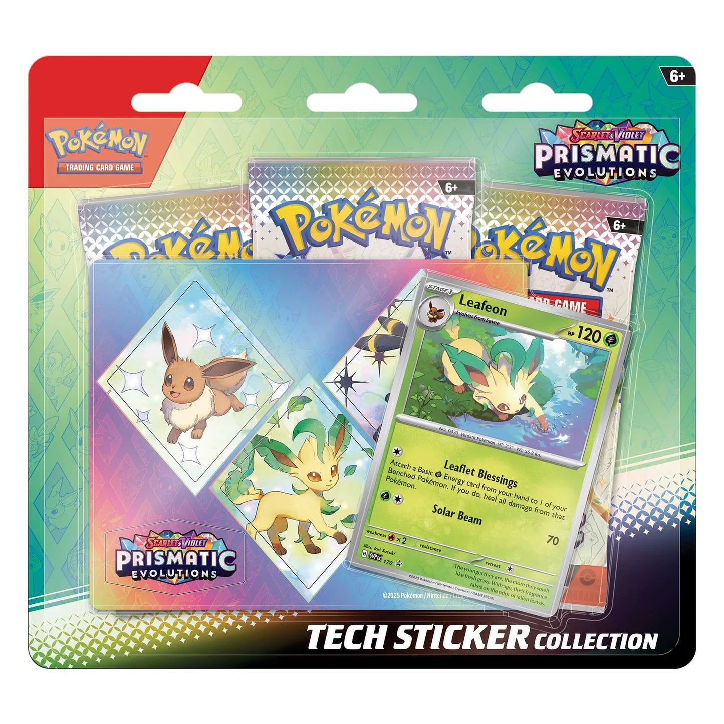 Pokemon TCG: Scarlet & Violet 8.5 - Prismatic Evolutions - Tech Sticker Collection