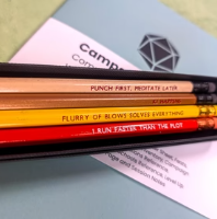 Monk RPG Pencils