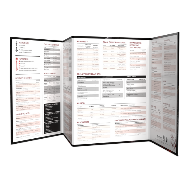 Vampire The Masquerade 5th Edition: Storyteller’s Screen & Toolkit