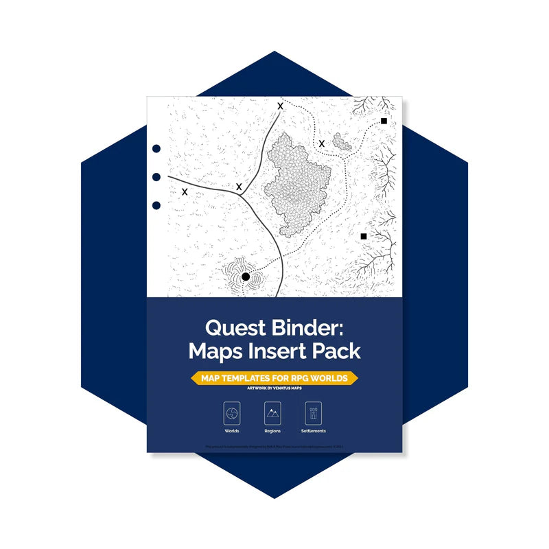 Quest Binder: Maps Insert Pack