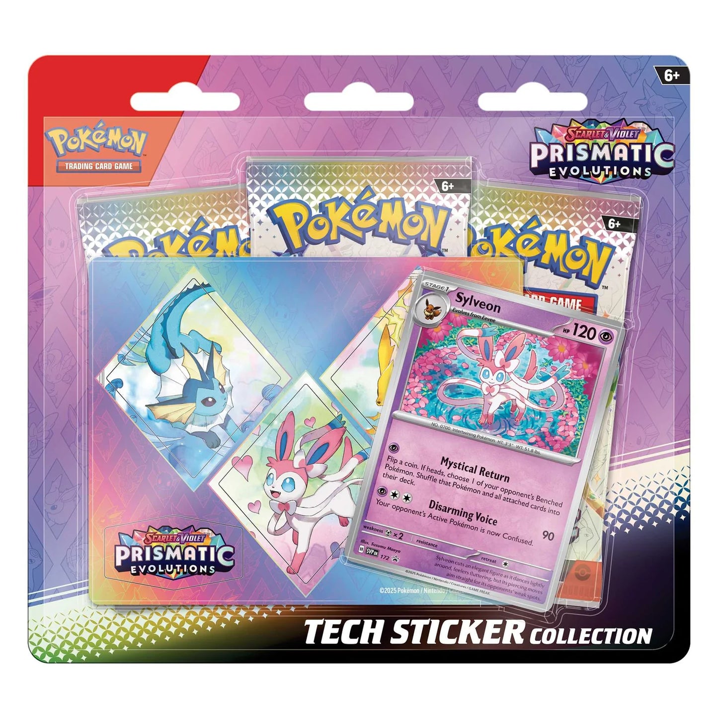 Pokemon TCG: Scarlet & Violet 8.5 - Prismatic Evolutions - Tech Sticker Collection