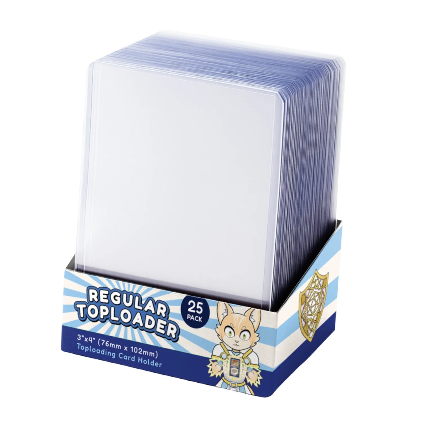 Regular Toploader sleeves 25 per pack