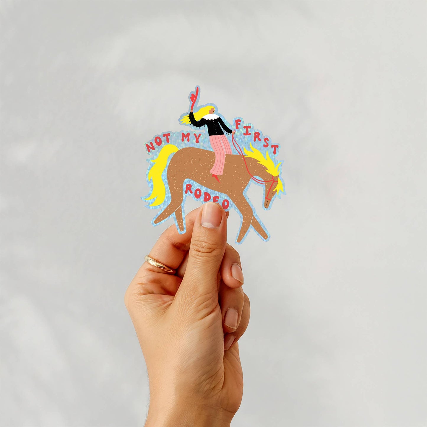 Not My First Rodeo Sticker | Die Cut Cowgirl Decal