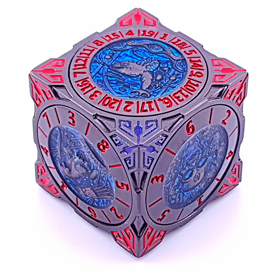 Talisman of Fate | Dice Spinner | Black Red