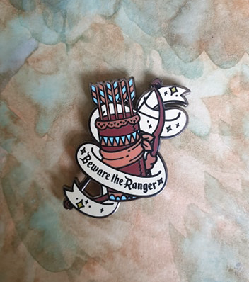 Beware The Ranger Enamel Pin