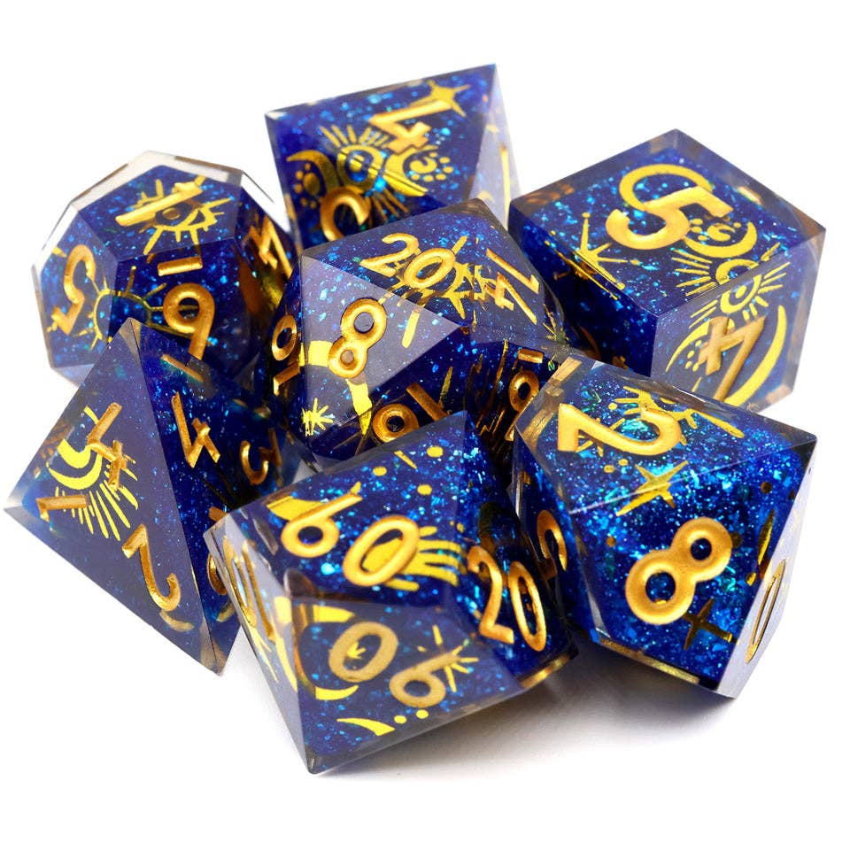 Celestial Body | Art Core Dice| 7-Polyhedral Set
