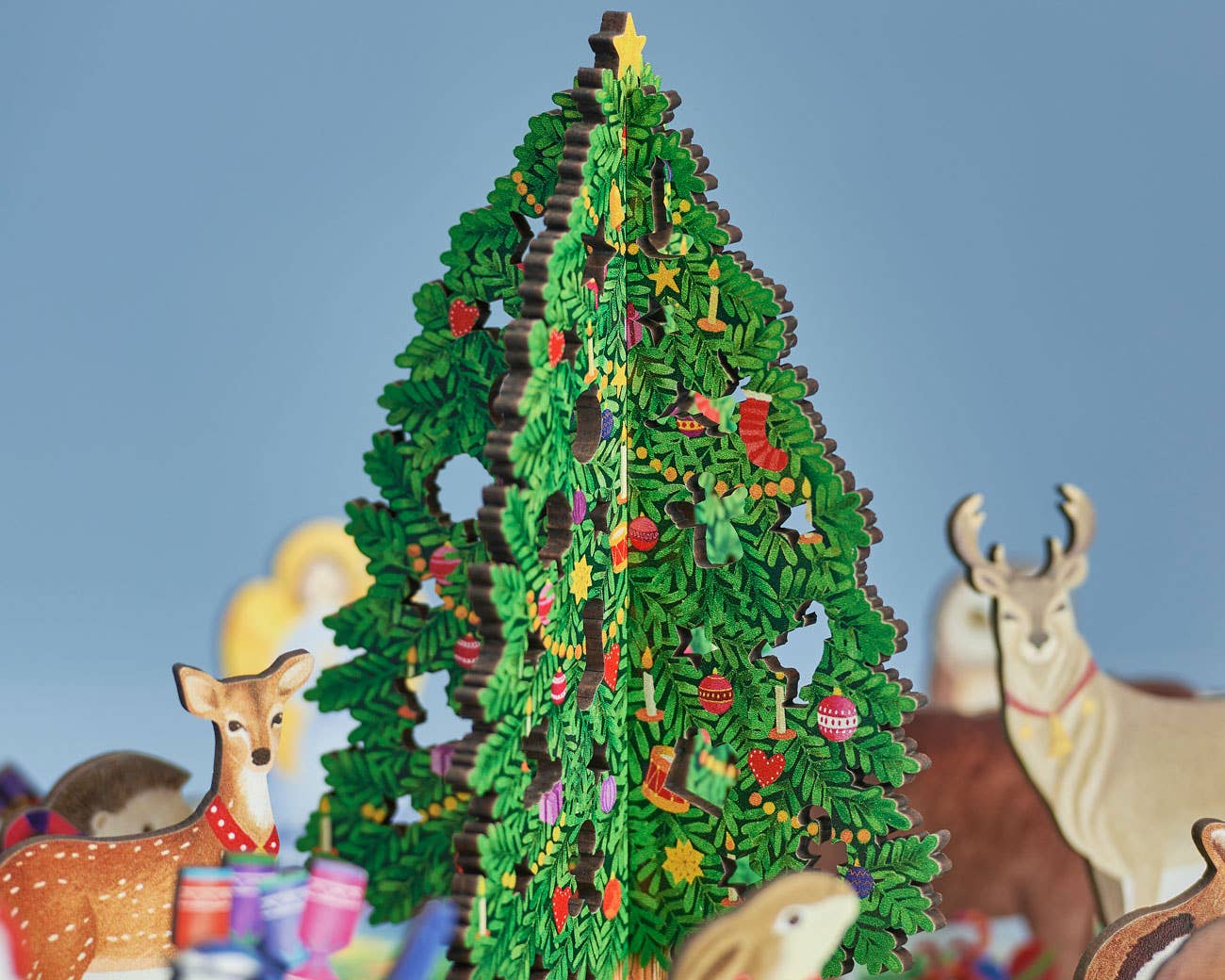 Winter Woodland - Advent Calendar with 25 Stand-Up Pieces