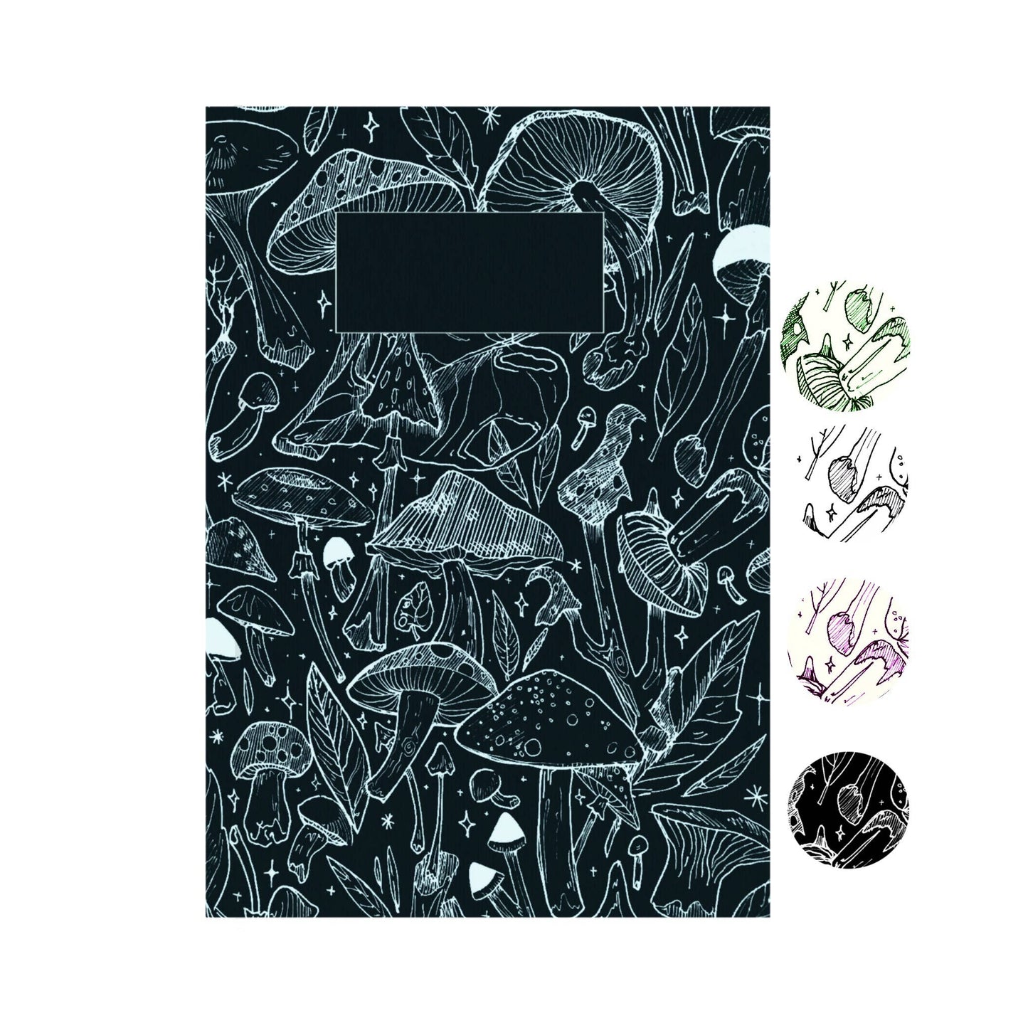 Shrooms Softcover A5 Notebook