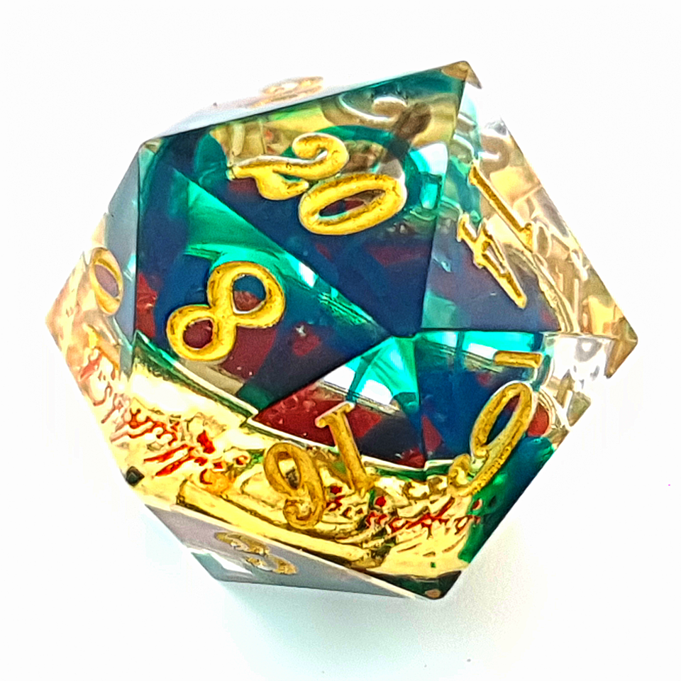 Ring of Envy | Sharp Edge Dice | 7 Piece Set