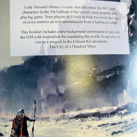 Lady Trevant’s Bones - 5E One Shot Adventure