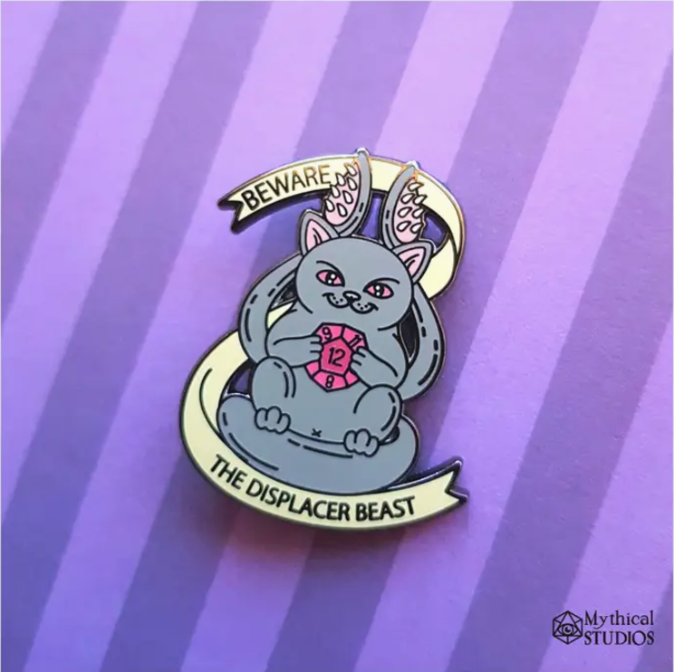Displaced Kitty Pin