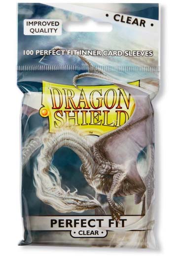Dragon Shield Perfect Fit (Toploading) - Clear/Clear (100 ct. in bag)