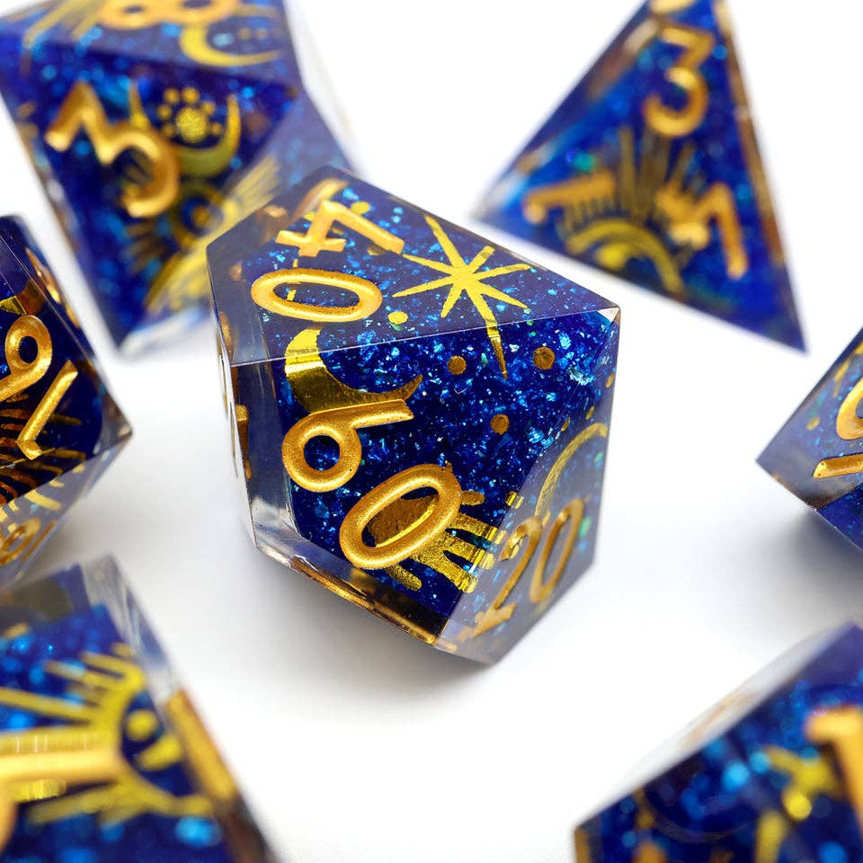 Celestial Body | Art Core Dice| 7-Polyhedral Set