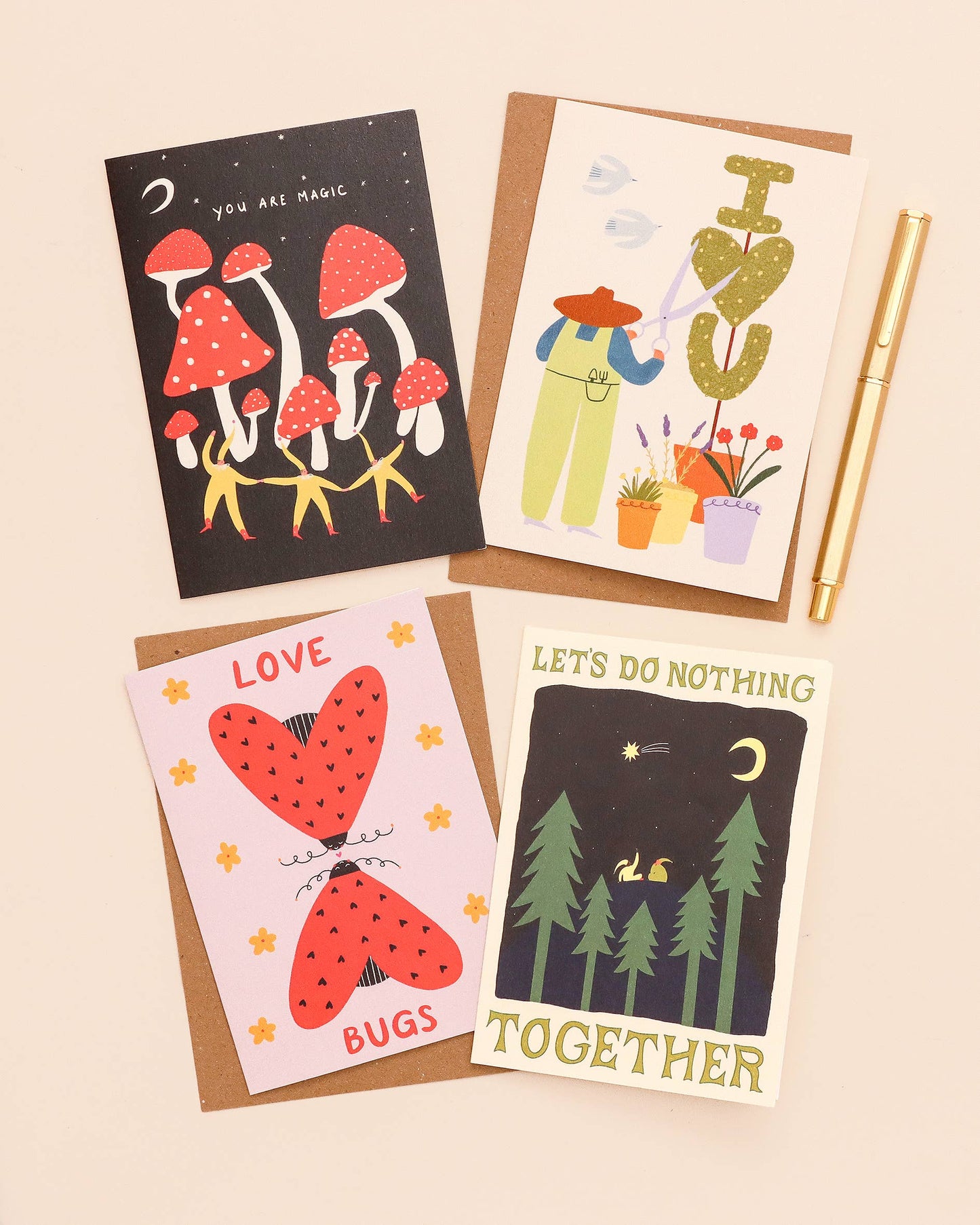 Let's Do Nothing Together Card | Love Card | Valentine's Day