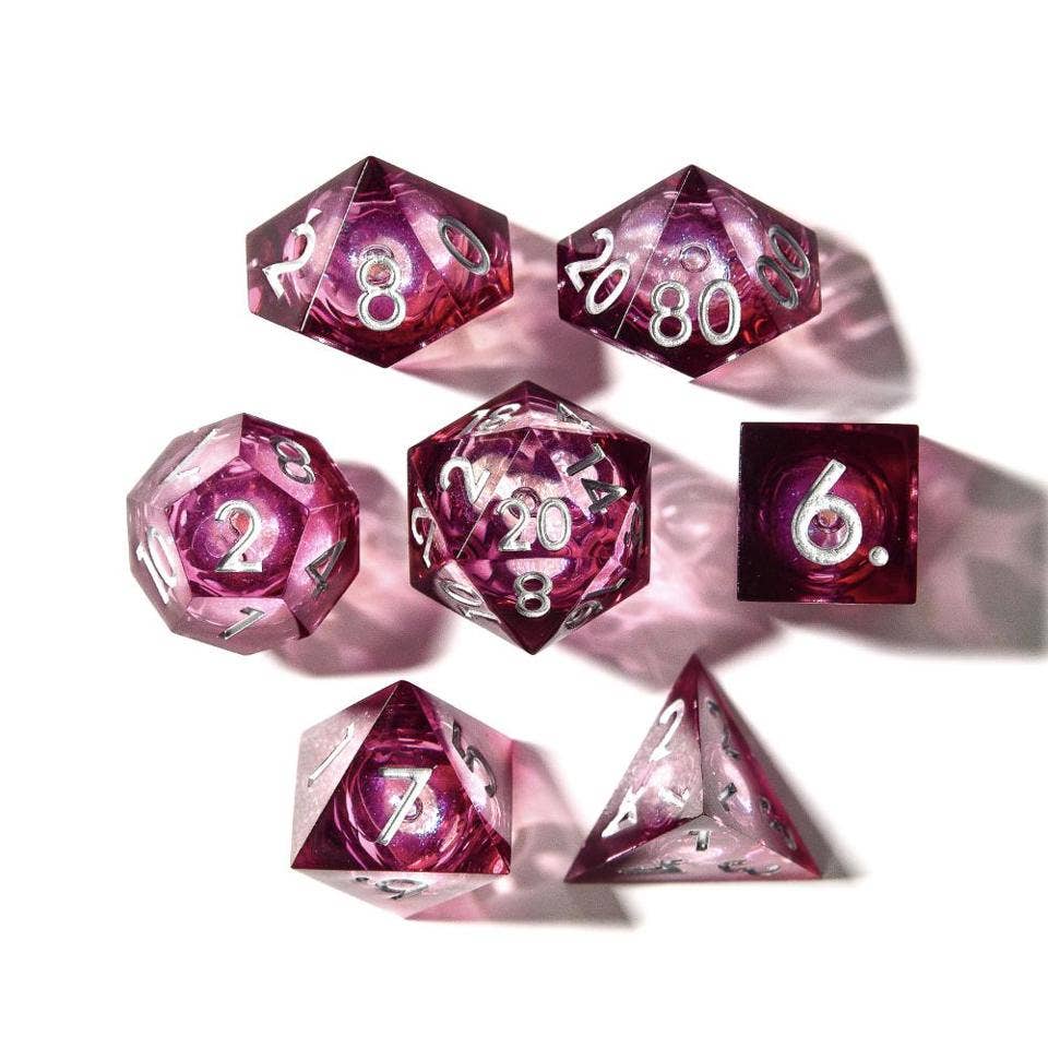 Moonbeam | Liquid Core Dice | 7-Polyhedral Set