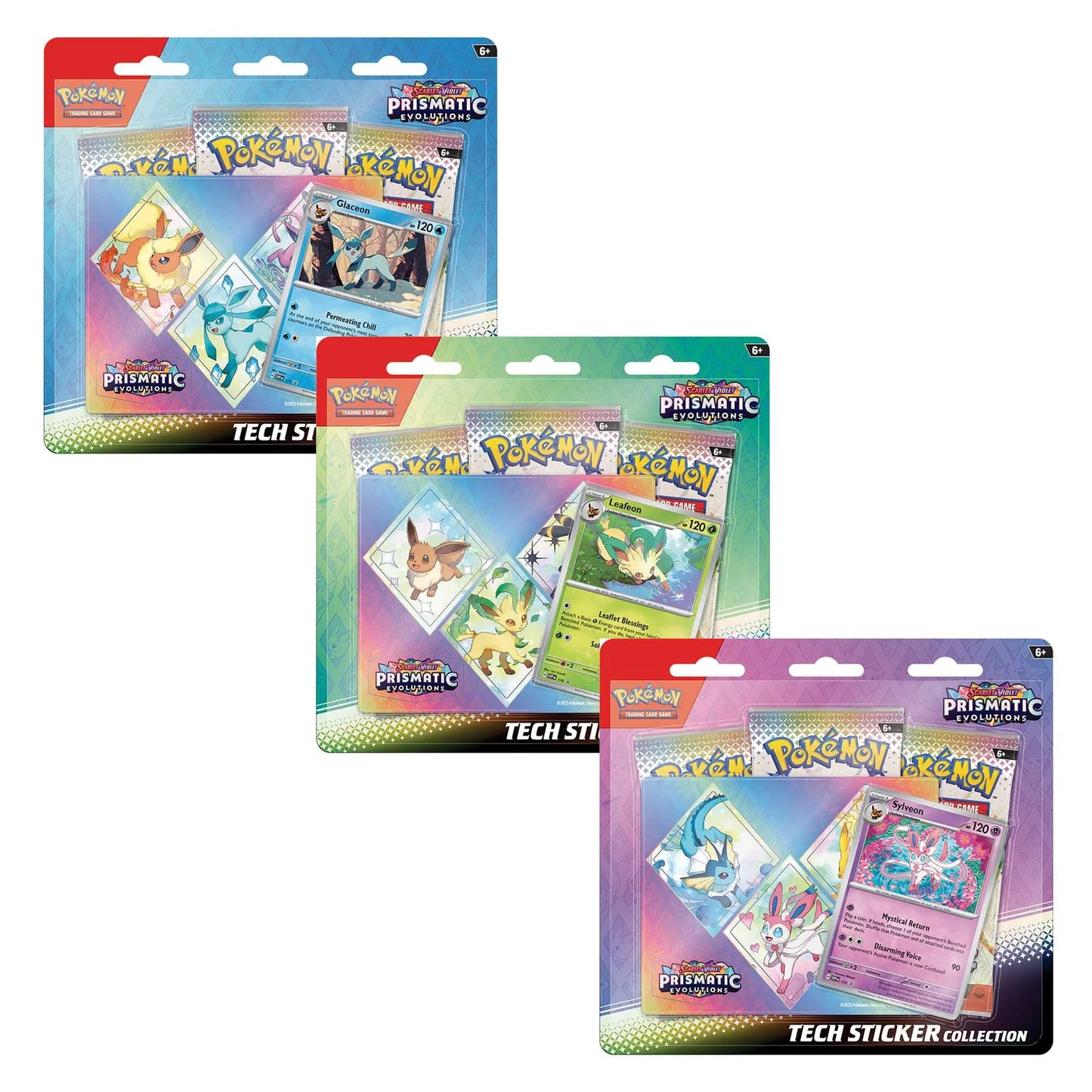 Pokemon TCG: Scarlet & Violet 8.5 - Prismatic Evolutions - Tech Sticker Collection