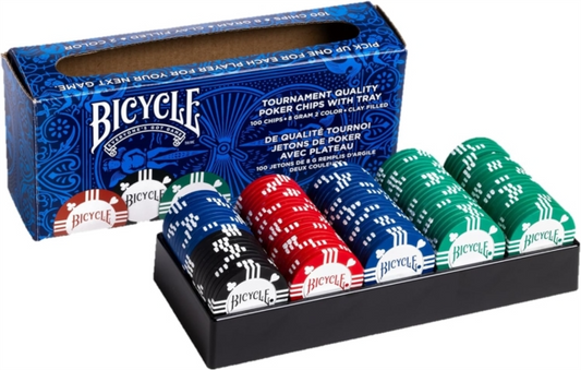Bicycle Poker Chips x 100