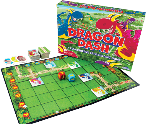 Dragon Dash - A co-operative path building game