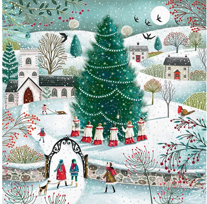 Snowy Church Choir