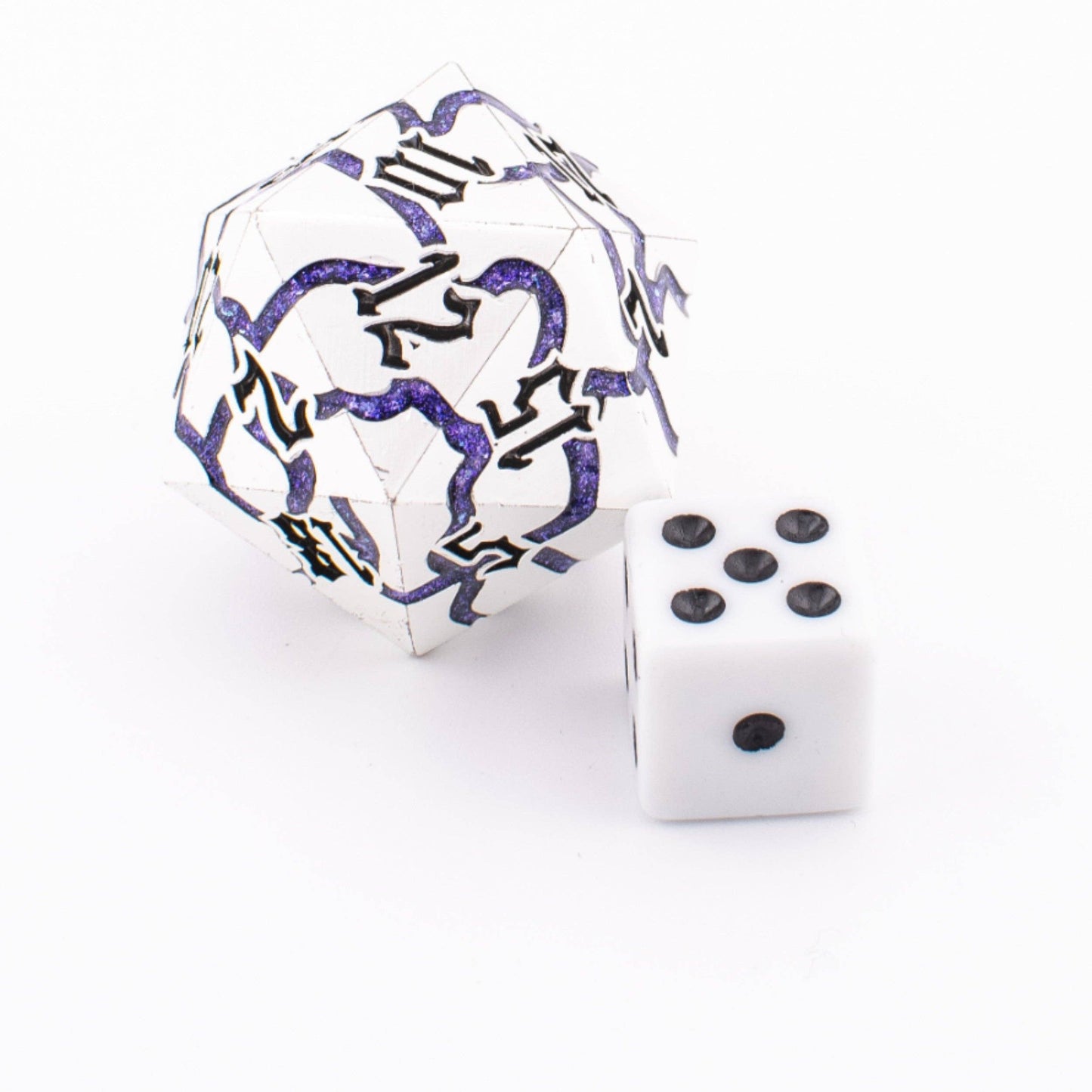 Astral Ore | Oversized D20 | Solid Metal | Single Die