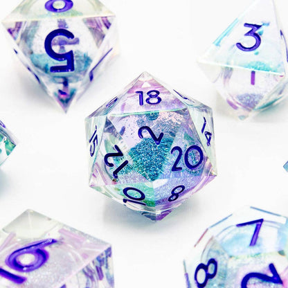 Ethereal Flux | Liquid Core Dice | 7-Polyhedral Set
