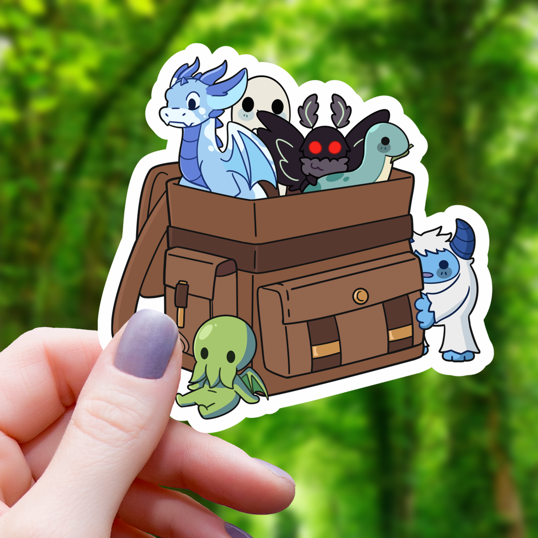 A Bag Of Cryptids Sticker - 3