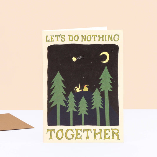 Let's Do Nothing Together Card | Love Card | Valentine's Day