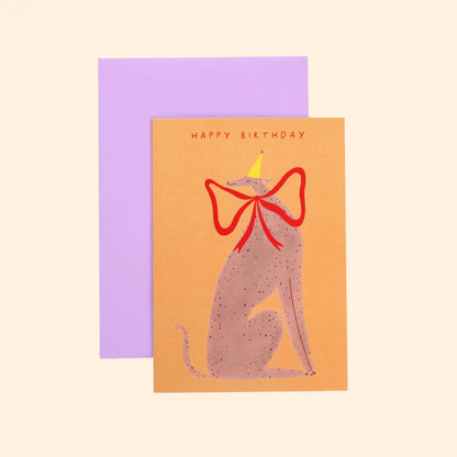 Whippet Birthday Card | Dog Themed Birthday Card | Trendy