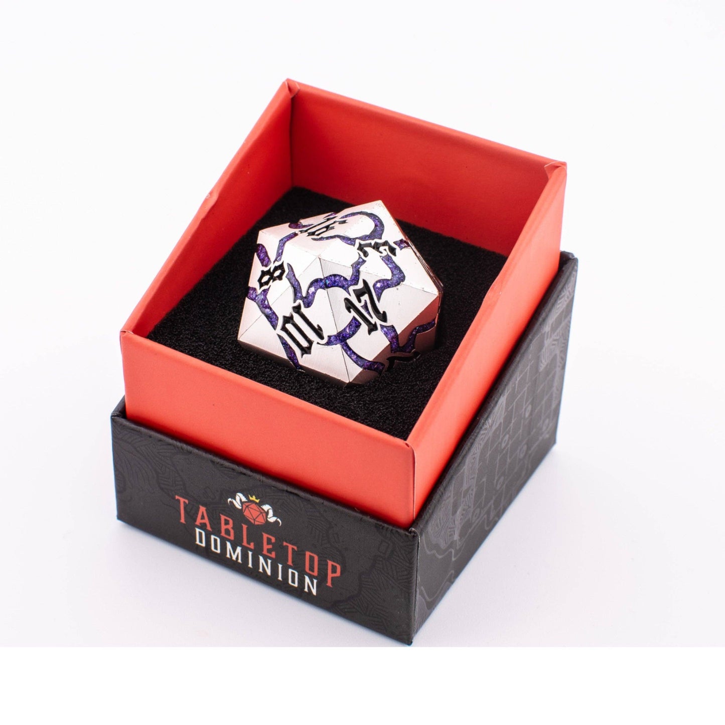 Astral Ore | Oversized D20 | Solid Metal | Single Die