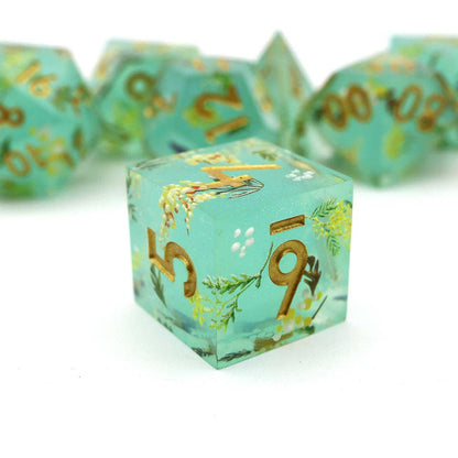 Summer Court | Art Core Dice| 7-Polyhedral Set